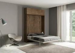Letto a scomparsa una piazza e mezza con pensile Lexton