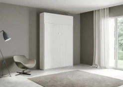 Letto a scomparsa una piazza e mezza con pensile Lexton
