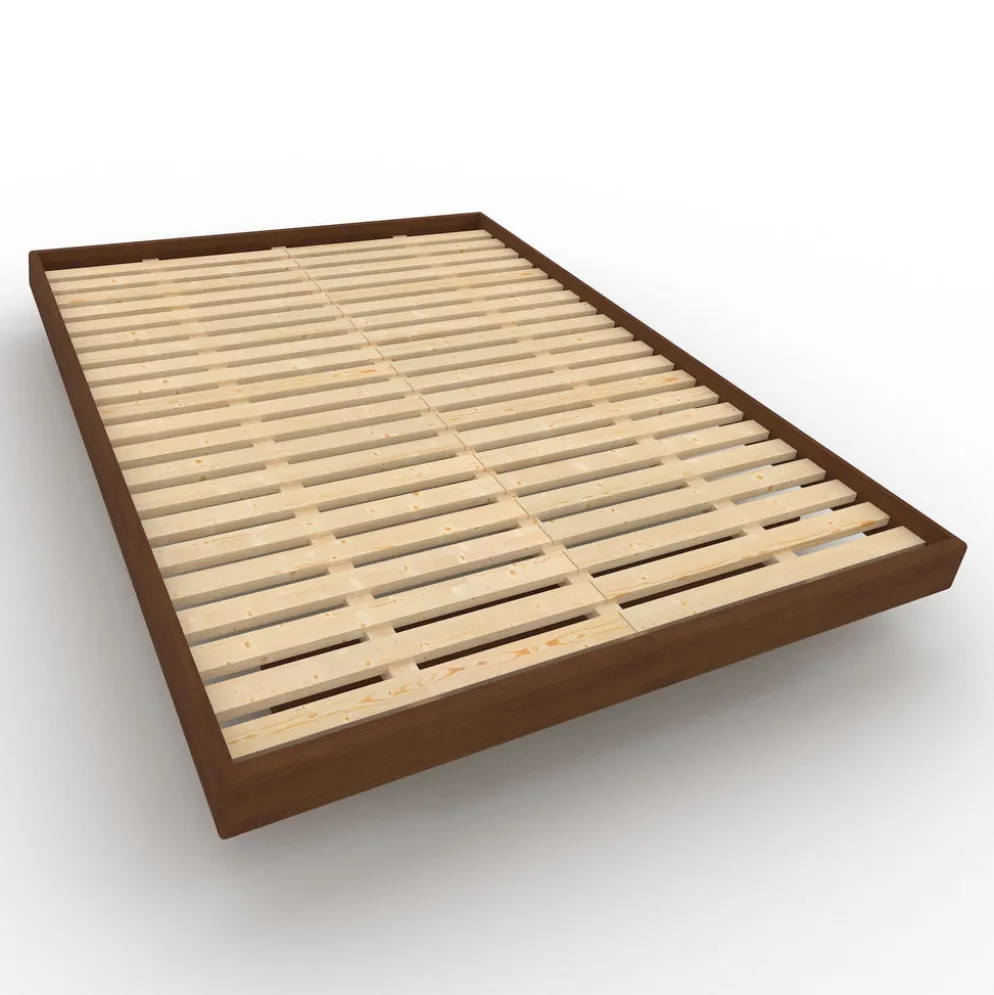 Letto in legno massello Soren Noce