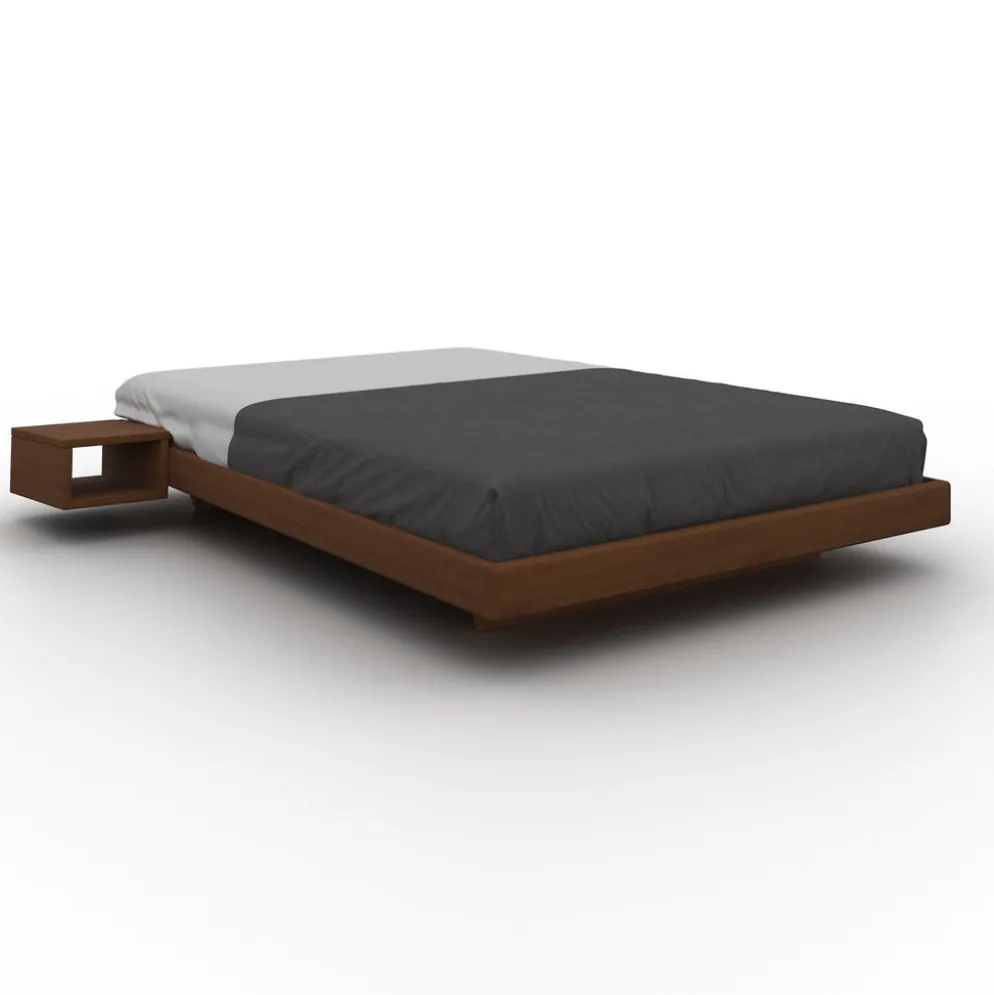 Letto in legno massello Soren Noce