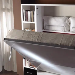 Letto matrimoniale a scomparsa verticale Pratico