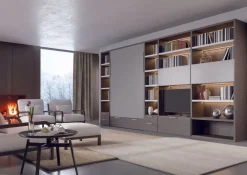 Letto matrimoniale a scomparsa verticale Pratico