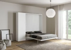 Letto matrimoniale a scomparsa con colonna Lexton