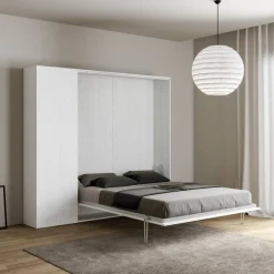Letto matrimoniale a scomparsa con colonna Lexton
