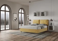 Letto matrimoniale contenitore Brignoles Color