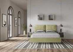 Letto matrimoniale contenitore Brignoles Color