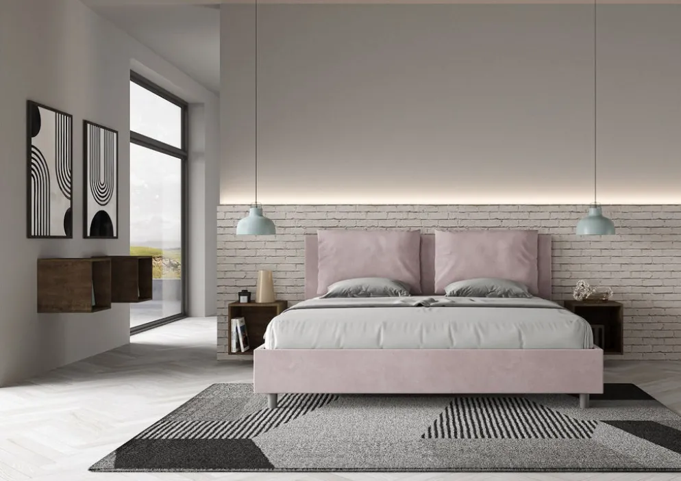Letto matrimoniale king size contenitore Brignoles