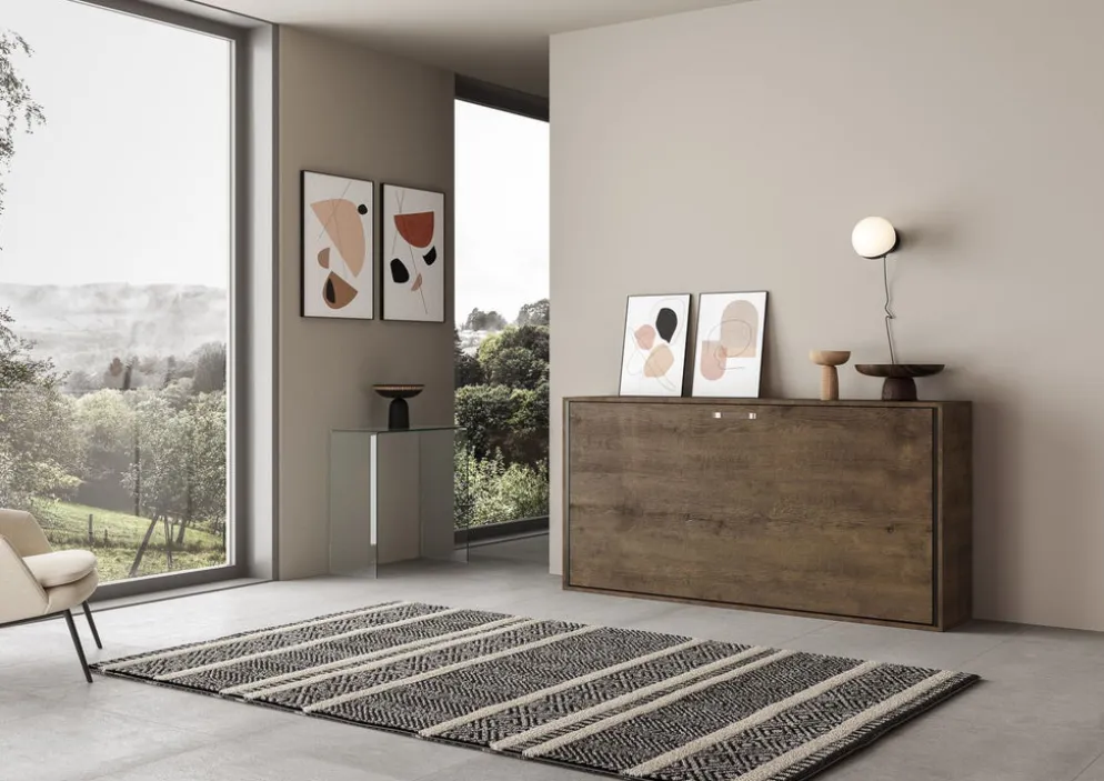 Letto singolo a scomparsa Auda