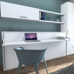 Letto singolo a scomparsa con scrivania Pronto