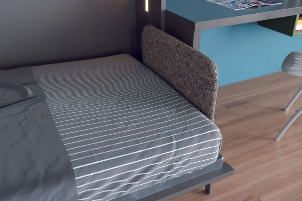 Letto singolo a scomparsa con scrivania Pronto
