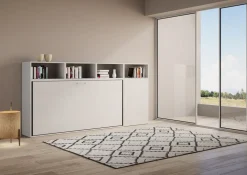 Letto singolo a scomparsa con mobili Auda A
