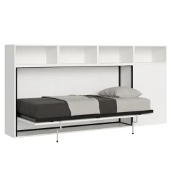 Letto singolo a scomparsa con mobili Auda A