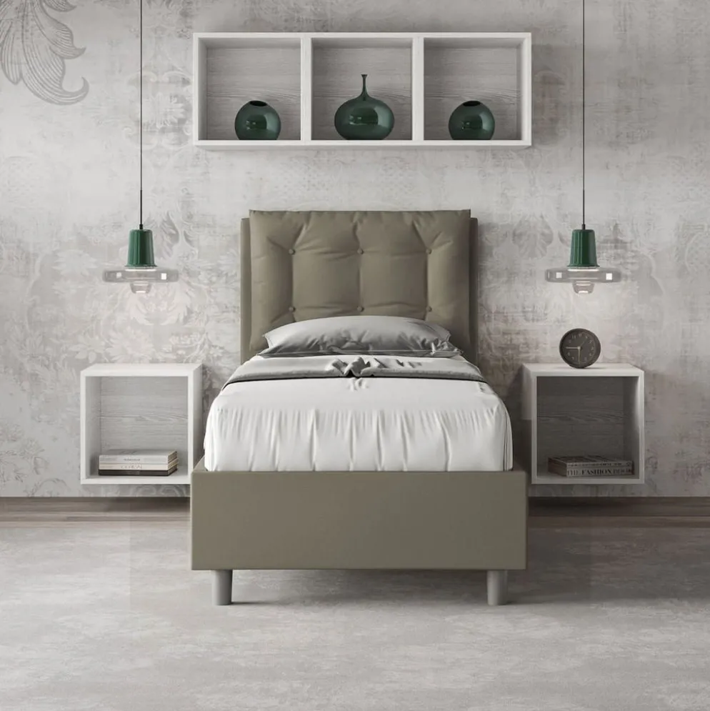 Letto singolo con contenitore Martigues