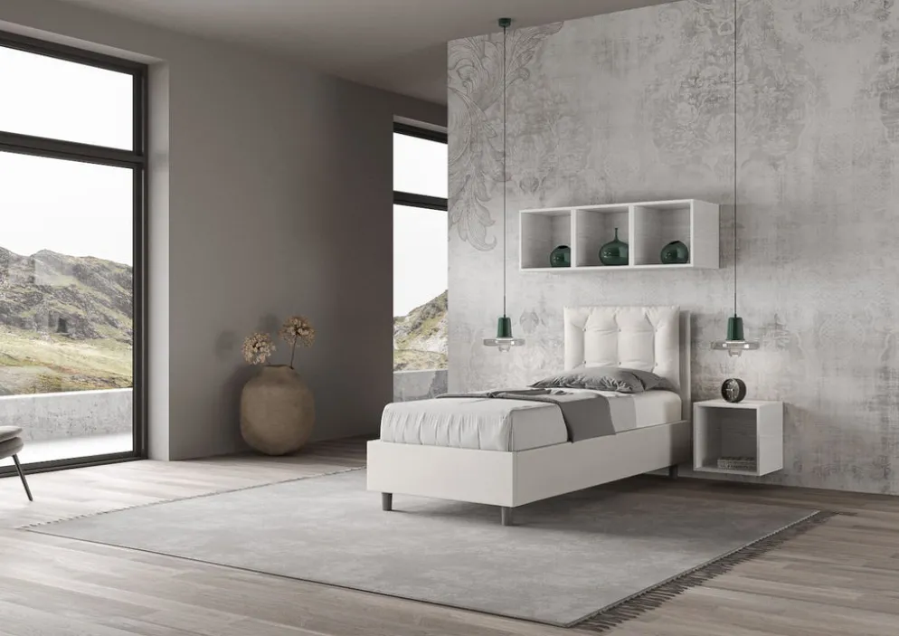 Letto singolo con contenitore Martigues