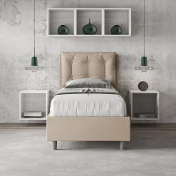 Letto singolo con contenitore Martigues