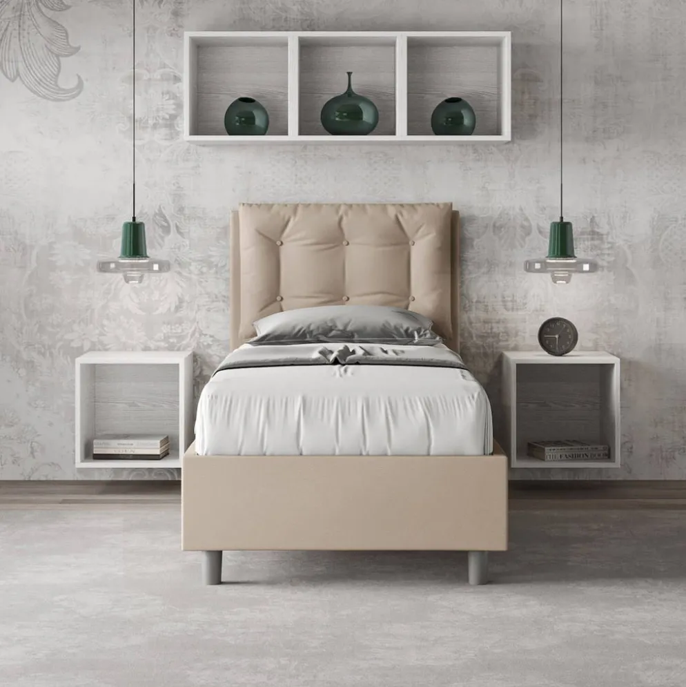 Letto singolo con contenitore Martigues