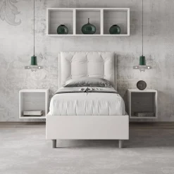 Letto singolo con contenitore Martigues
