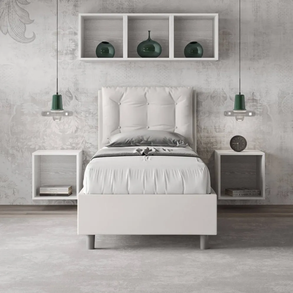 Letto singolo con contenitore Martigues