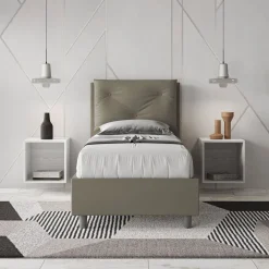 Letto singolo con contenitore Auxerre