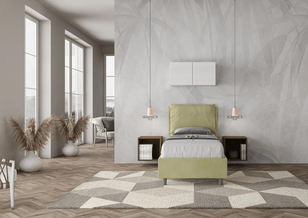 Letto singolo contenitore Brignoles Color