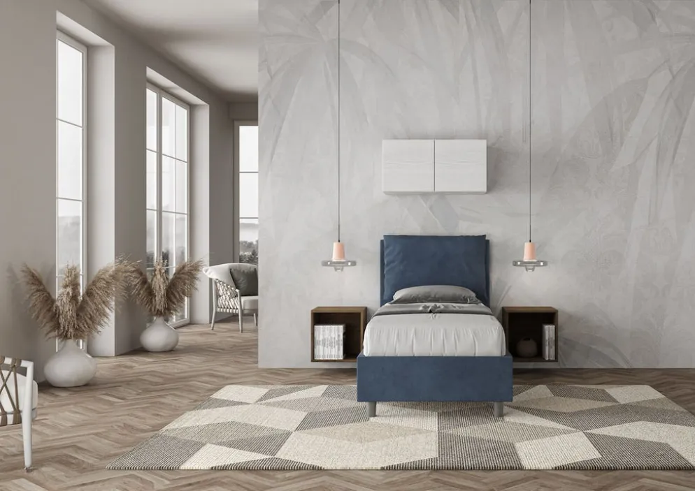 Letto singolo contenitore Brignoles Color