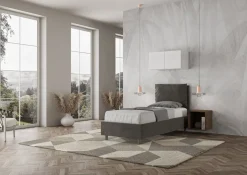 Letto singolo contenitore Brignoles Color