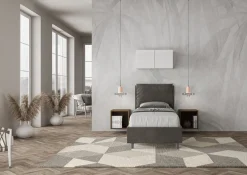 Letto singolo contenitore Brignoles Color