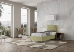 Letto singolo contenitore Brignoles Color