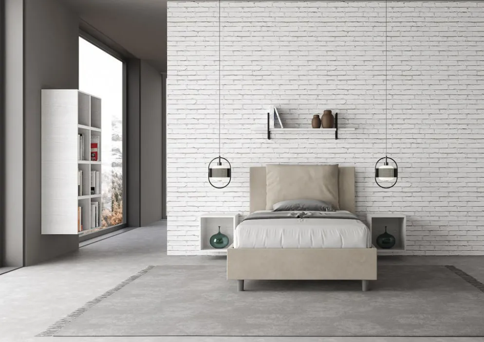 Letto una piazza e mezza contenitore Brignoles Color