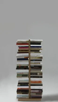 Libreria a colonna in legno Zia Bice