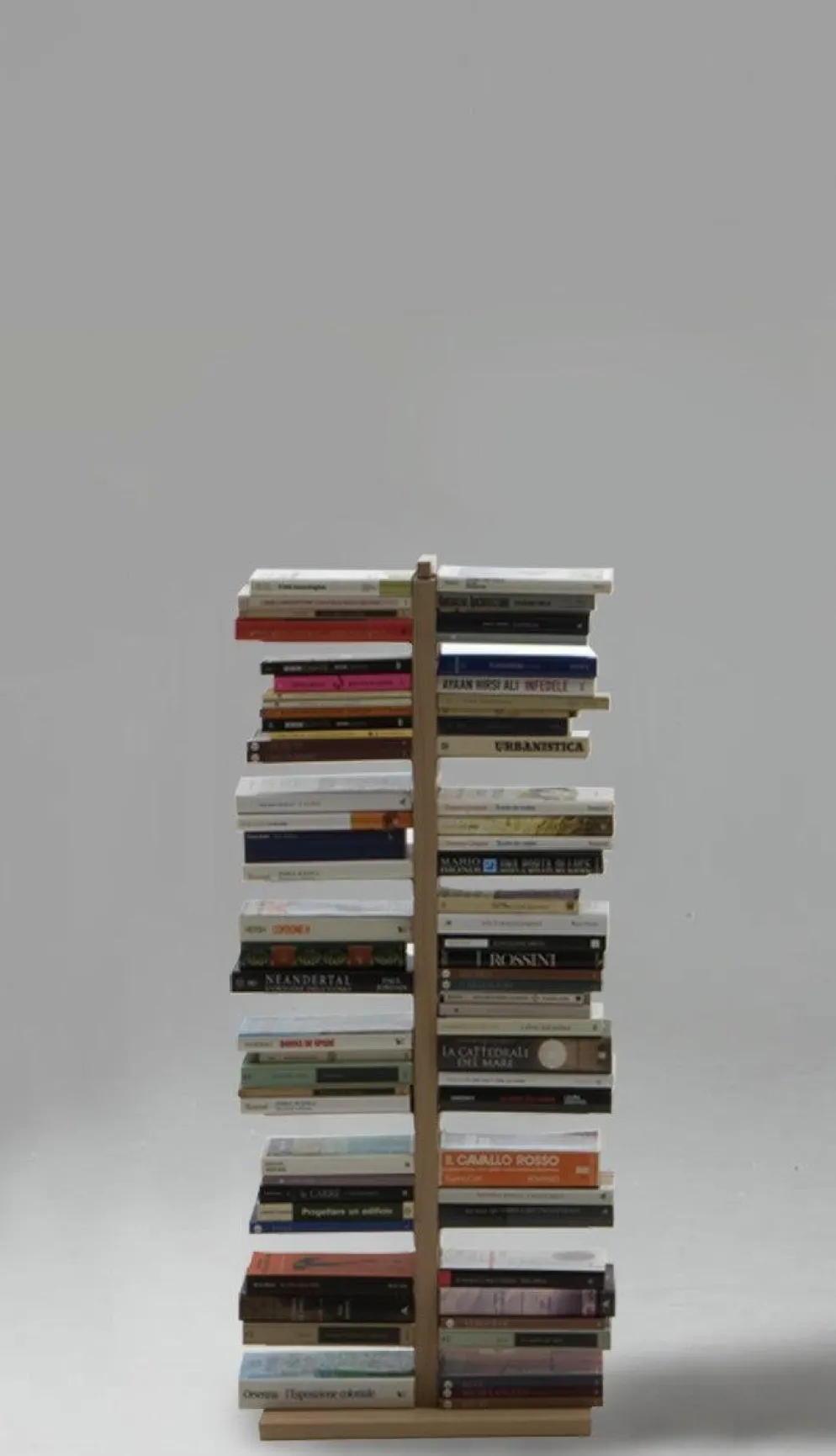 Libreria a colonna in legno Zia Bice
