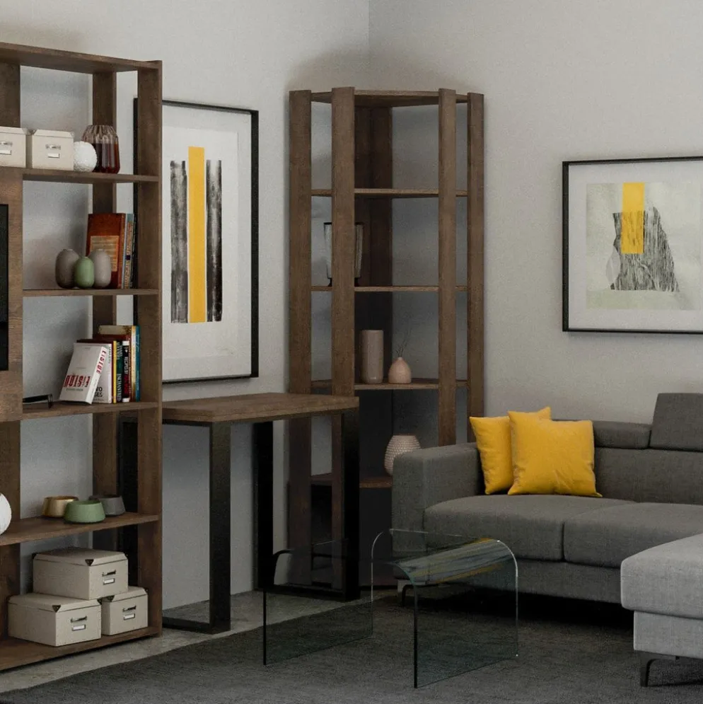 Libreria ad angolo verticale Inedditah Angolo B