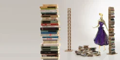 Libreria a muro a colonna Zia Ortensia