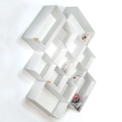Libreria a parete design moderno Kreando-3