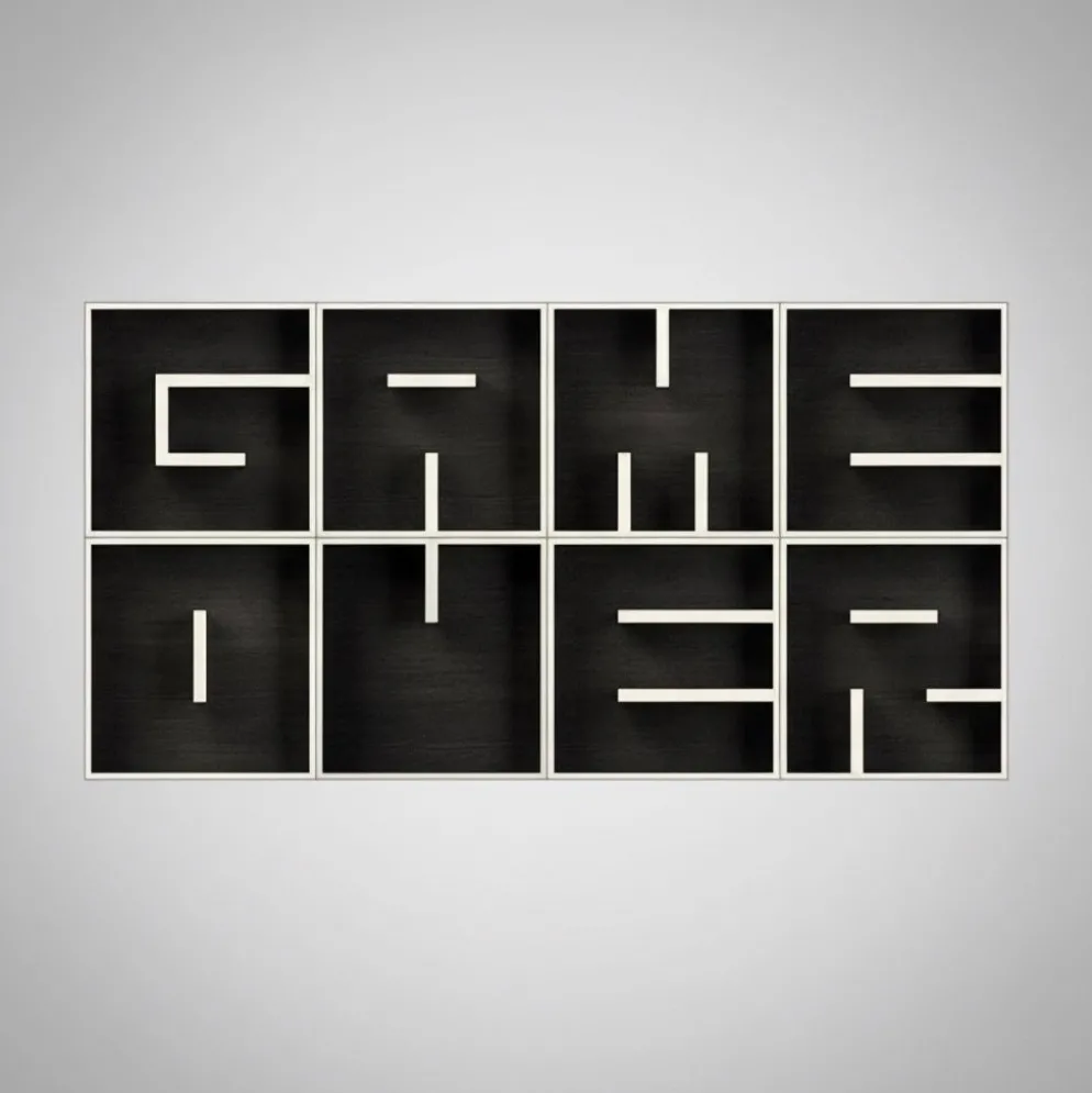 Libreria componibile a cubi ABC GAME OVER