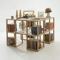 Libreria moderna componibile in legno Castelli 7
