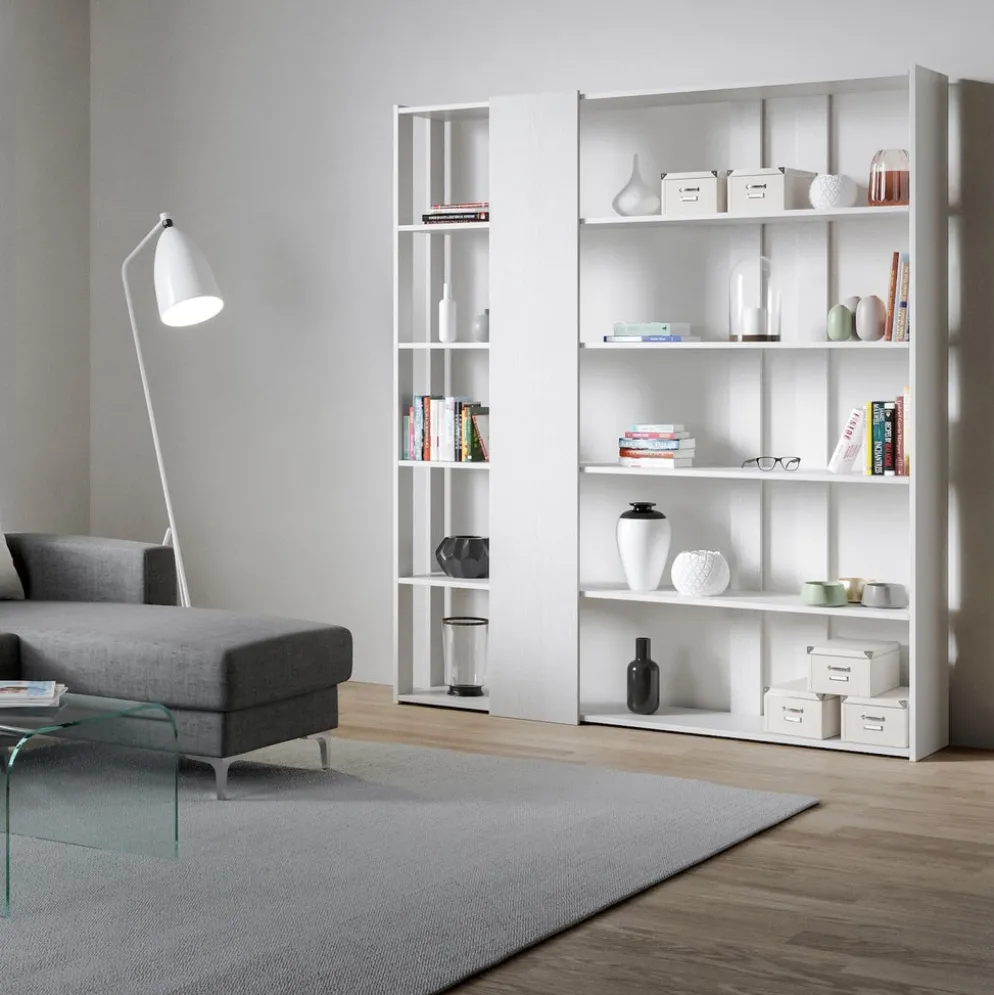 Libreria moderna per soggiorno o ufficio Inedditah D