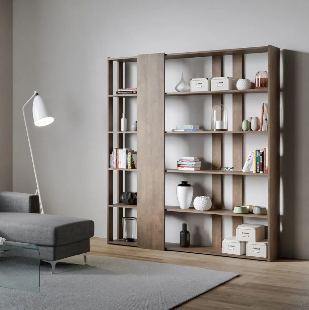 Libreria moderna per soggiorno o ufficio Inedditah D