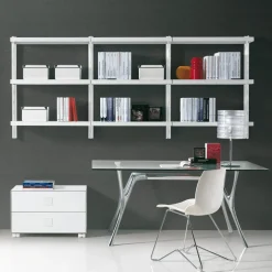 Libreria scaffale componibile in metallo Astryd 6