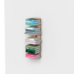 Libreria sospesa a muro in legno Zia Ortensia