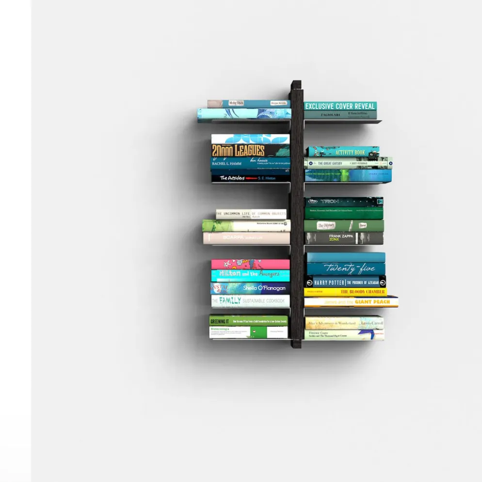 Libreria sospesa a parete in legno Zia Bice
