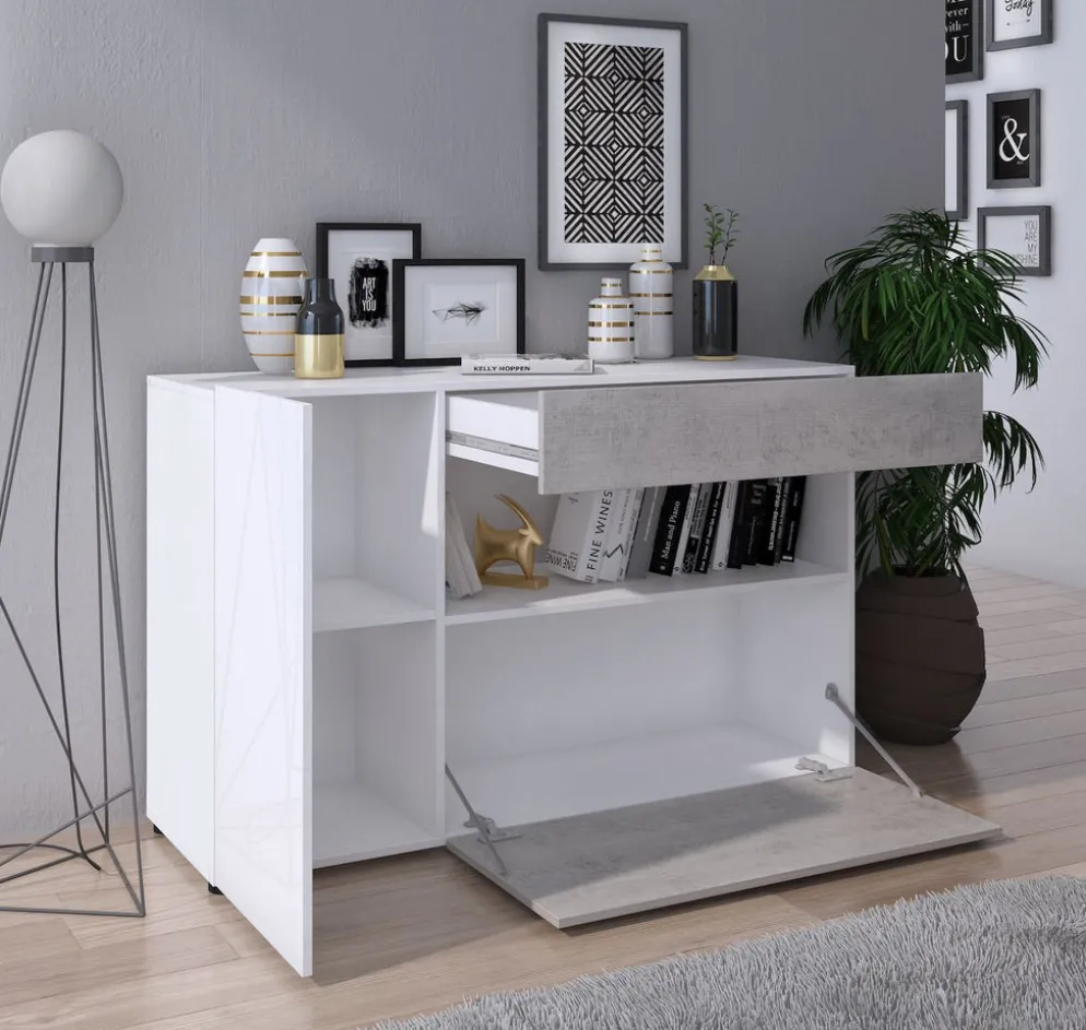 Madia design per soggiorno o cucina Zerillia