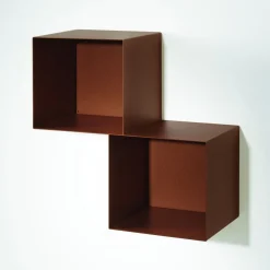 Mensola da parete in acciaio 45x45 cm Naoki
