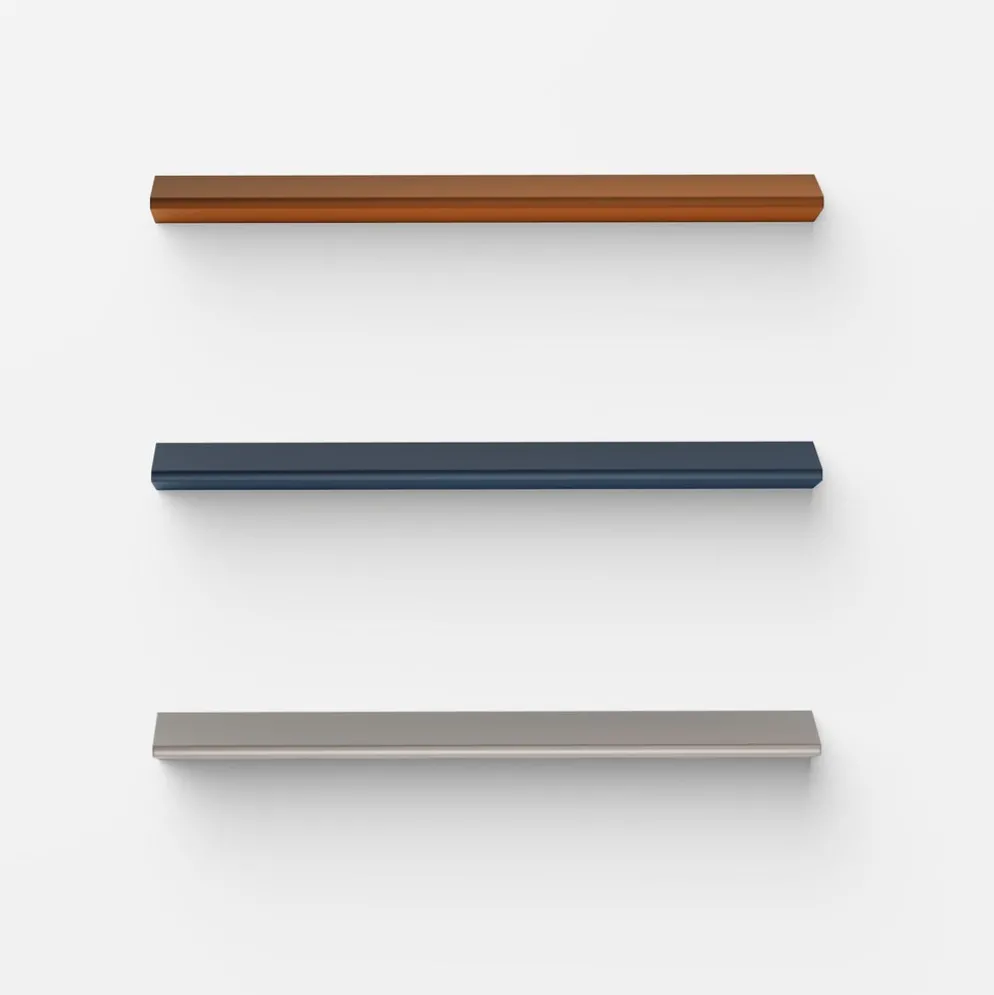 Mensola design moderno Wing in acciaio 60 cm o 90 cm