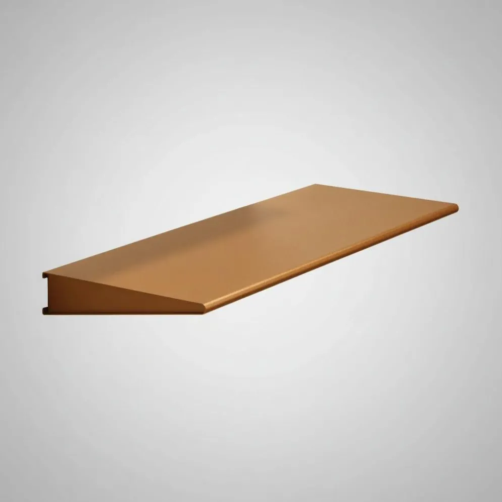 Mensola design moderno Wing in acciaio 60 cm o 90 cm