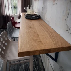 Mensola in legno massello Elias da 100 a 200 cm