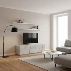 Mobile porta TV Taylor 4A Cement