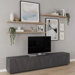 Mobile porta TV Taylor 6A Slate