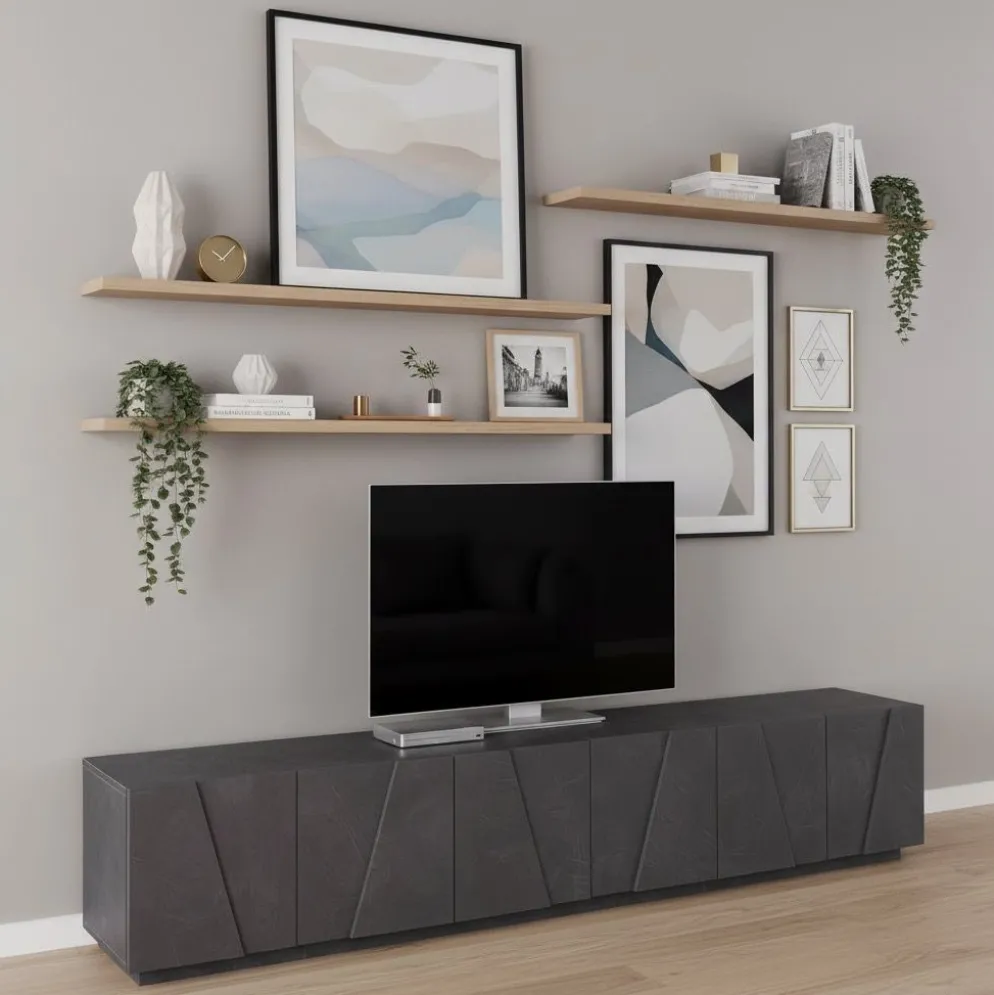 Mobile porta TV Taylor 6A Slate