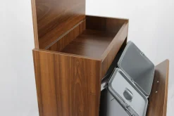 Mobile raccolta differenziata Gea in legno 4 secchi